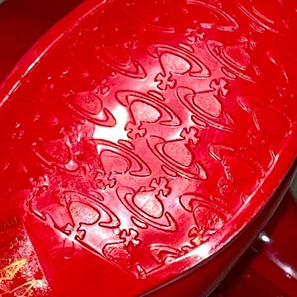 Vivienne Westwood x Melissa Rain Boots Women’s Size 8, Red, Made in Brazil, NWOT - Picture 5 of 13